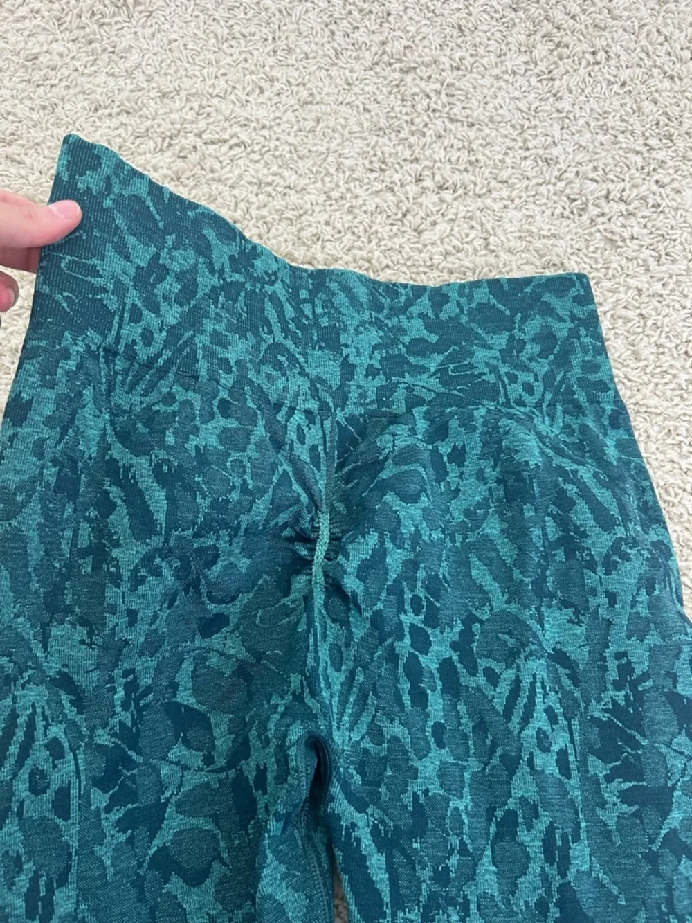 Gymshark Adapt Animal Seamless Leggings Butterfly Teal